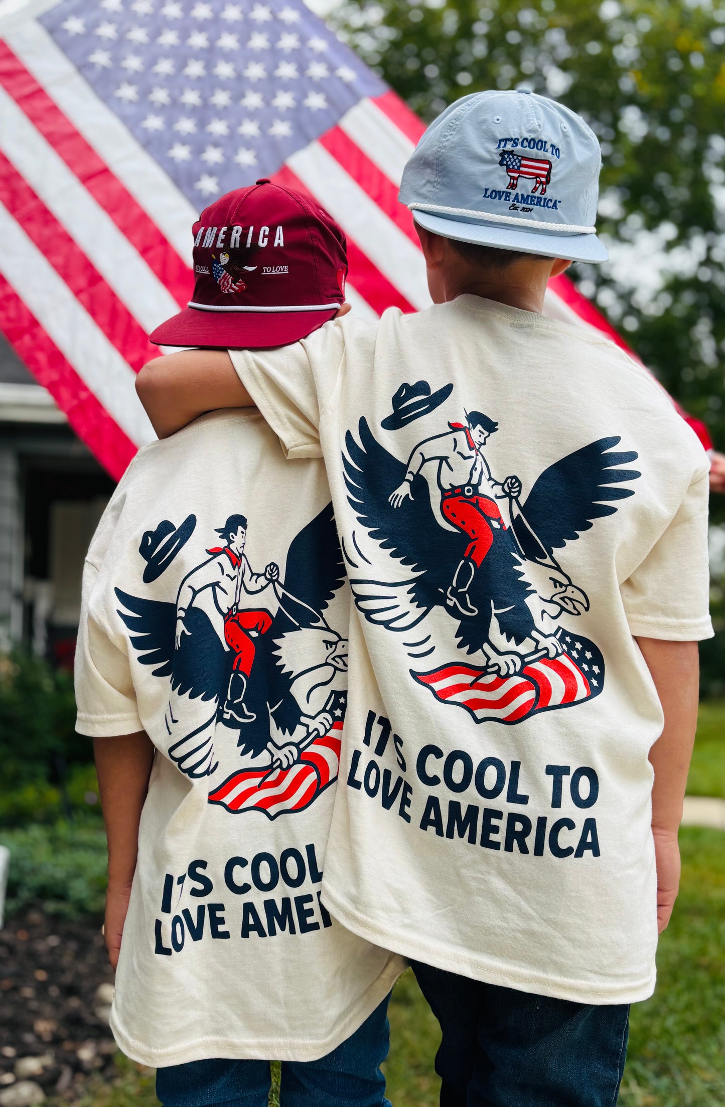 Eagle Rodeo Youth Tee | It’s Cool To Love America™