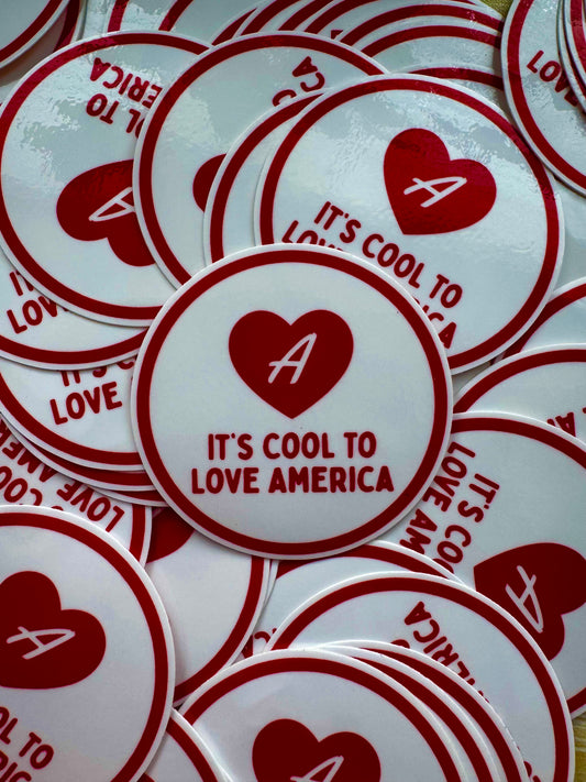 Sticker | It's Cool To Love America™