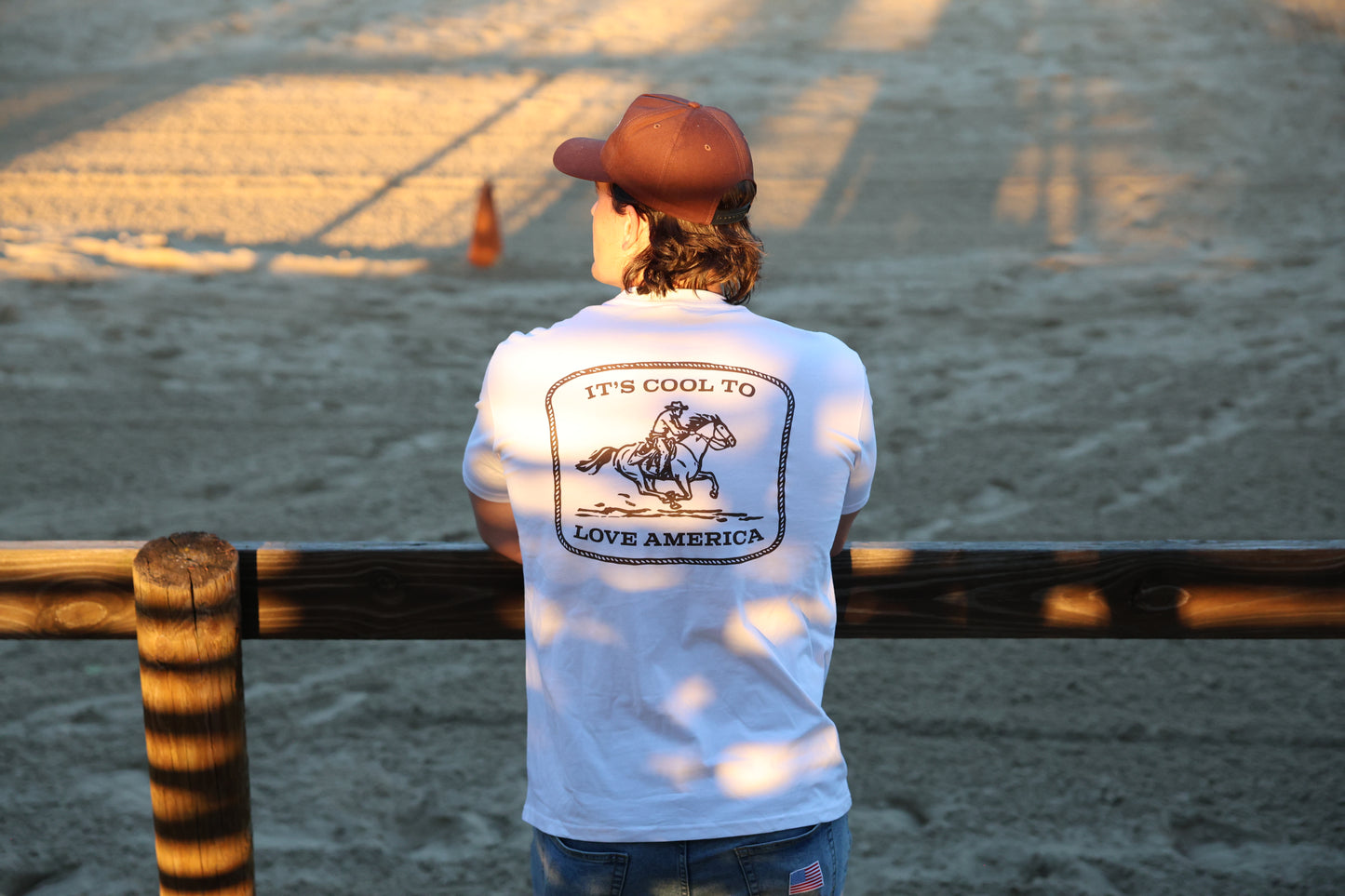 PATRIOTIC COWBOY TEE