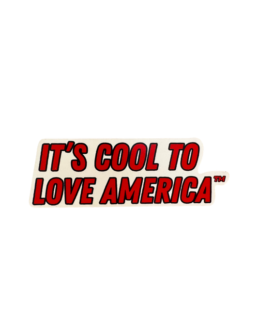 Sticker| It's Cool To Love America™